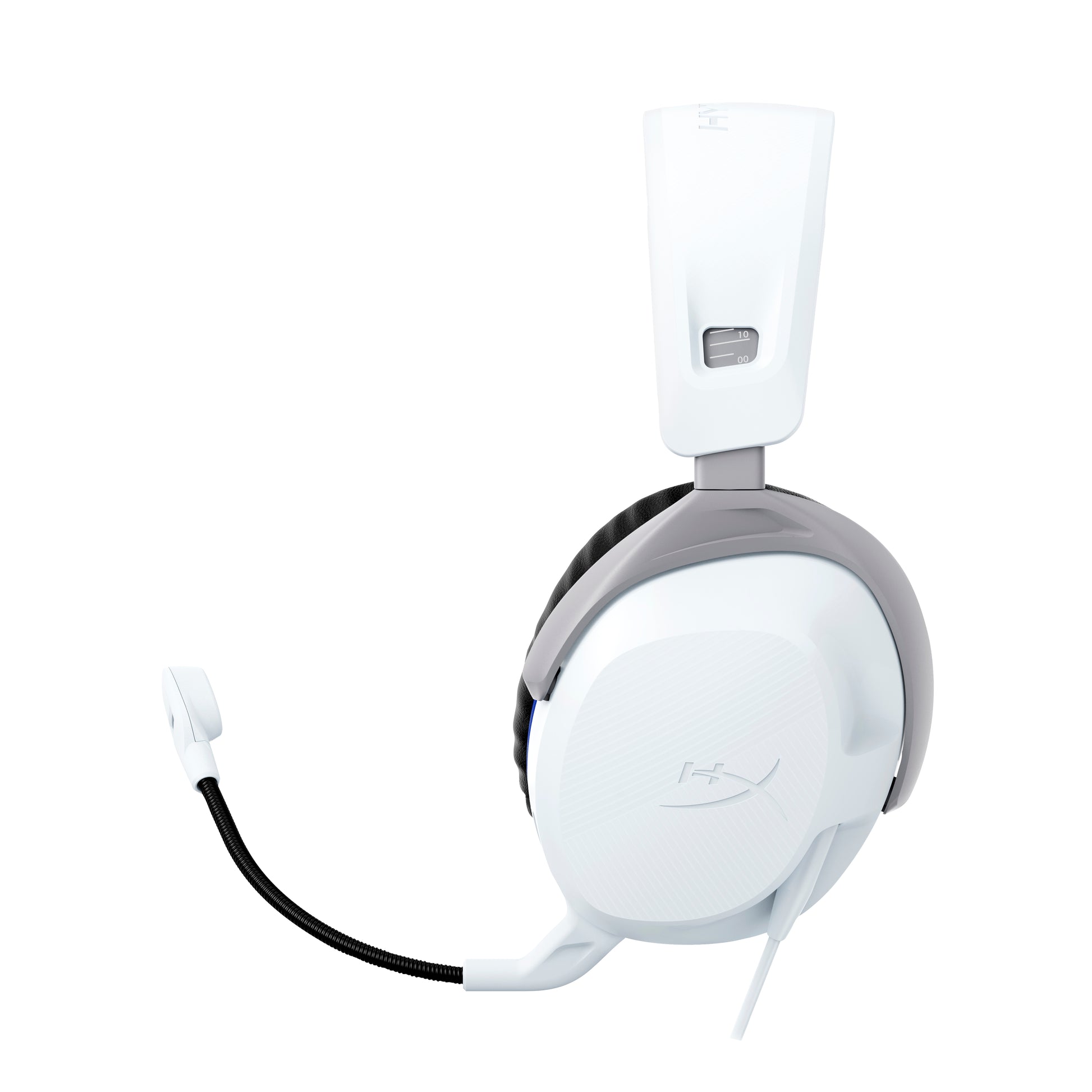 HyperX Cloud Stinger 2 PS Gaming-Headset – Over-Ear, Stereo, Kabelgebunden, 3,5 mm Klinke, für PlayStation 5, Weiss