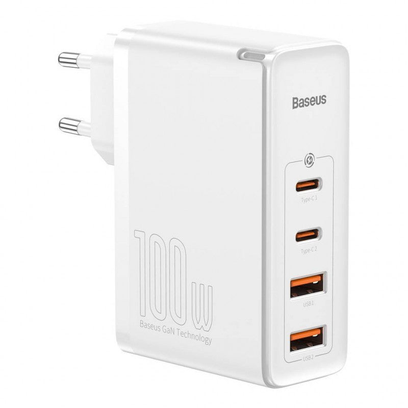 Baseus Ladegerät – 100 W, 2× USB-C + 2× USB-A