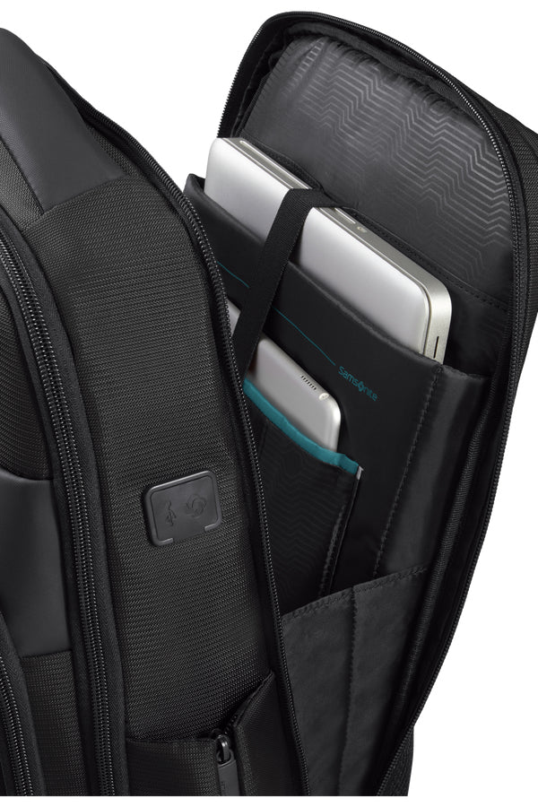 Samsonite Mysight Notebook-Rucksack – 19 l, Aufsteckfunktion, Recyceltes PET (rPET), Schwarz