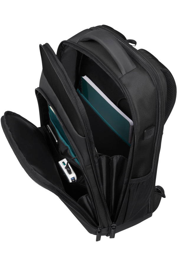 Samsonite Mysight Notebook-Rucksack – 19 l, Aufsteckfunktion, Recyceltes PET (rPET), Schwarz