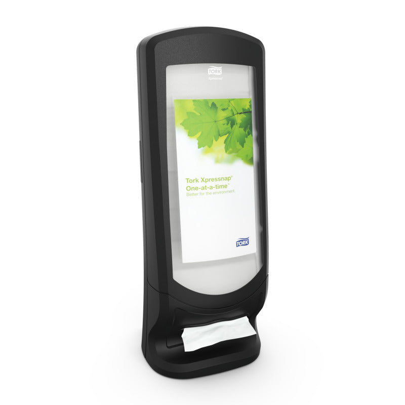 Tork Serviettenspender Signature Line – für N4, Kunststoff, schwarz, 235 × 622 × 235 mm