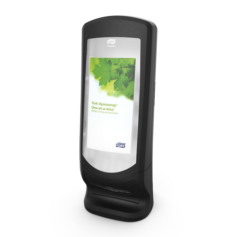 Tork Serviettenspender Signature Line – für N4, Kunststoff, schwarz, 235 × 622 × 235 mm