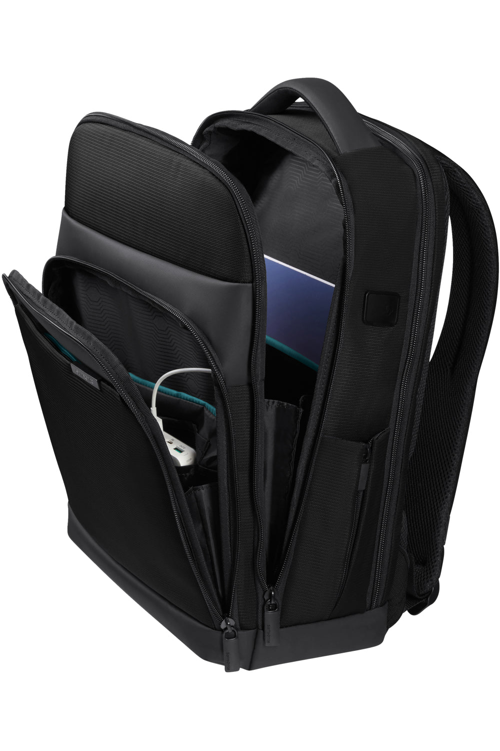 Samsonite Mysight Notebook-Rucksack – 16,5 l, Aufsteckfunktion, recyceltes PET (rPET), Schwarz