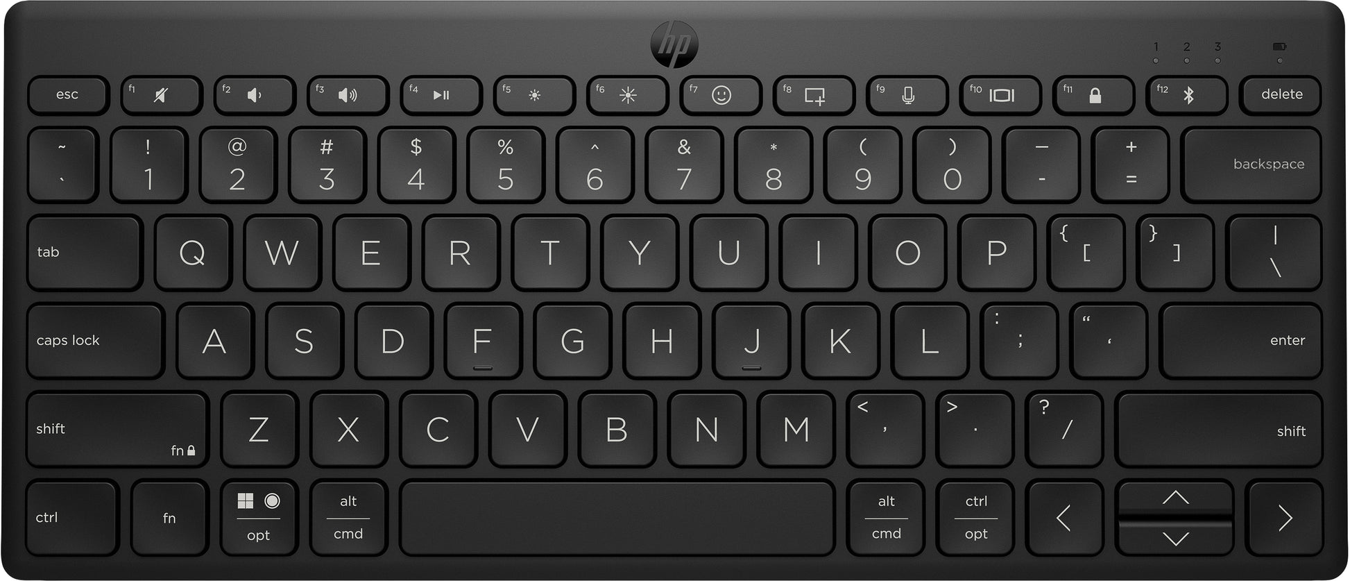 HP 350 BLK – Tastatur, Multi-Device, Schwarz