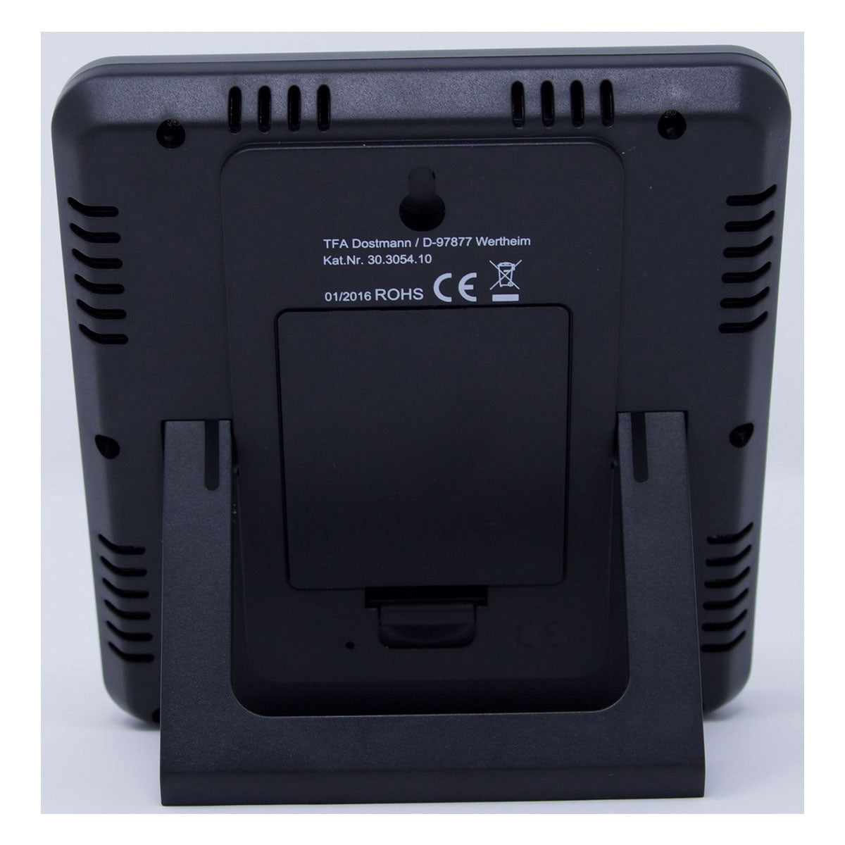 TFA-Dostmann Luftreiniger-Zubehör – Klima-Monitor (Funk-Thermo-Hygrometer), 3 Sender, Grau