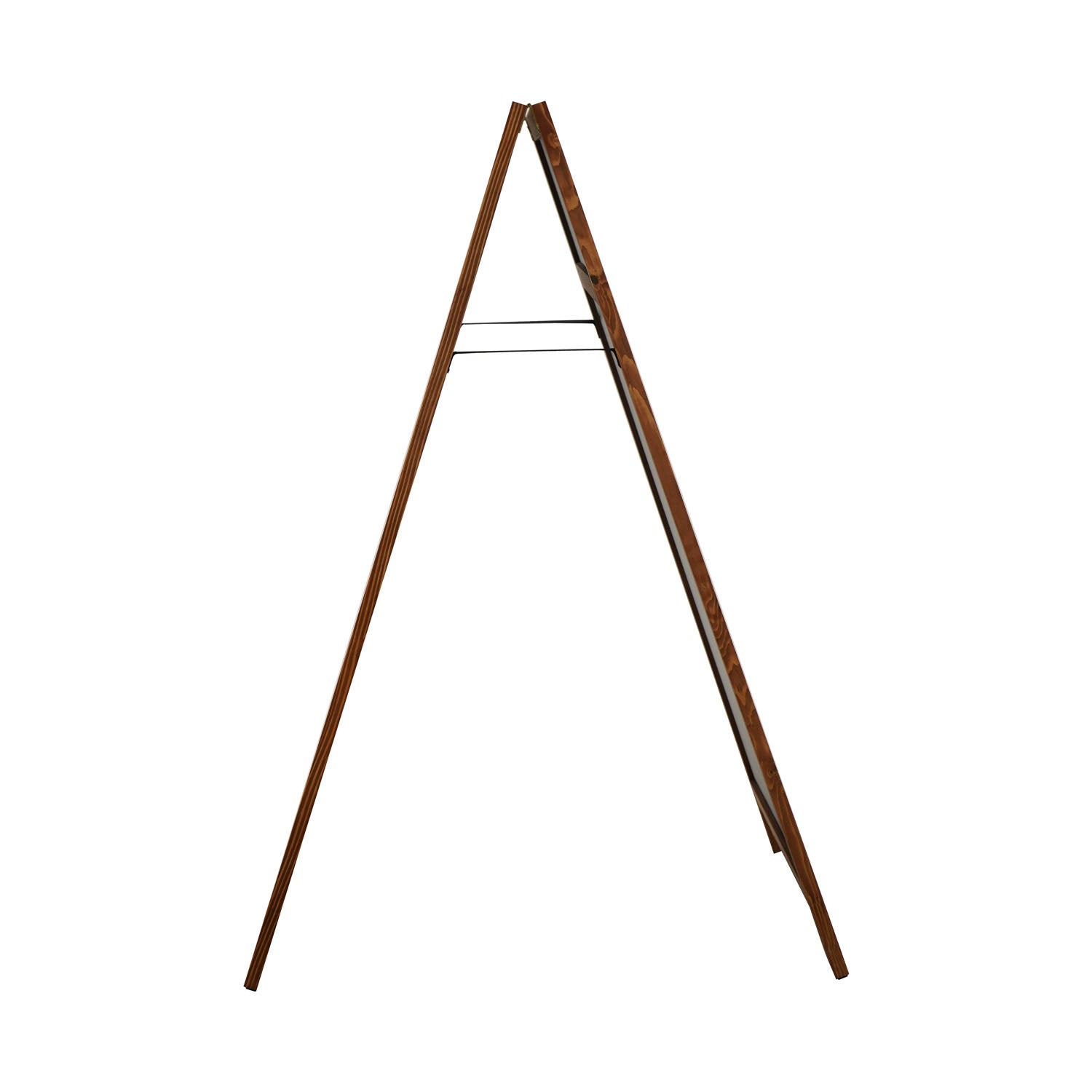 Europel Kundenstopper – 660 × 1'280 mm – Kiefernholzrahmen natur, Melamin (beschichtet), schwarz
