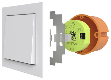 frogblue frogAct1-0 – Zubehör – 1-Kanal Aktor, 400 W, Bluetooth – für frogblue-System