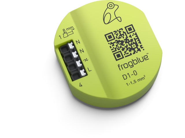 frogblue frogDim1-0 – Dimmaktor – 1 Kanal, 300 W, Bluetooth – für frogblue Bluetooth Mesh