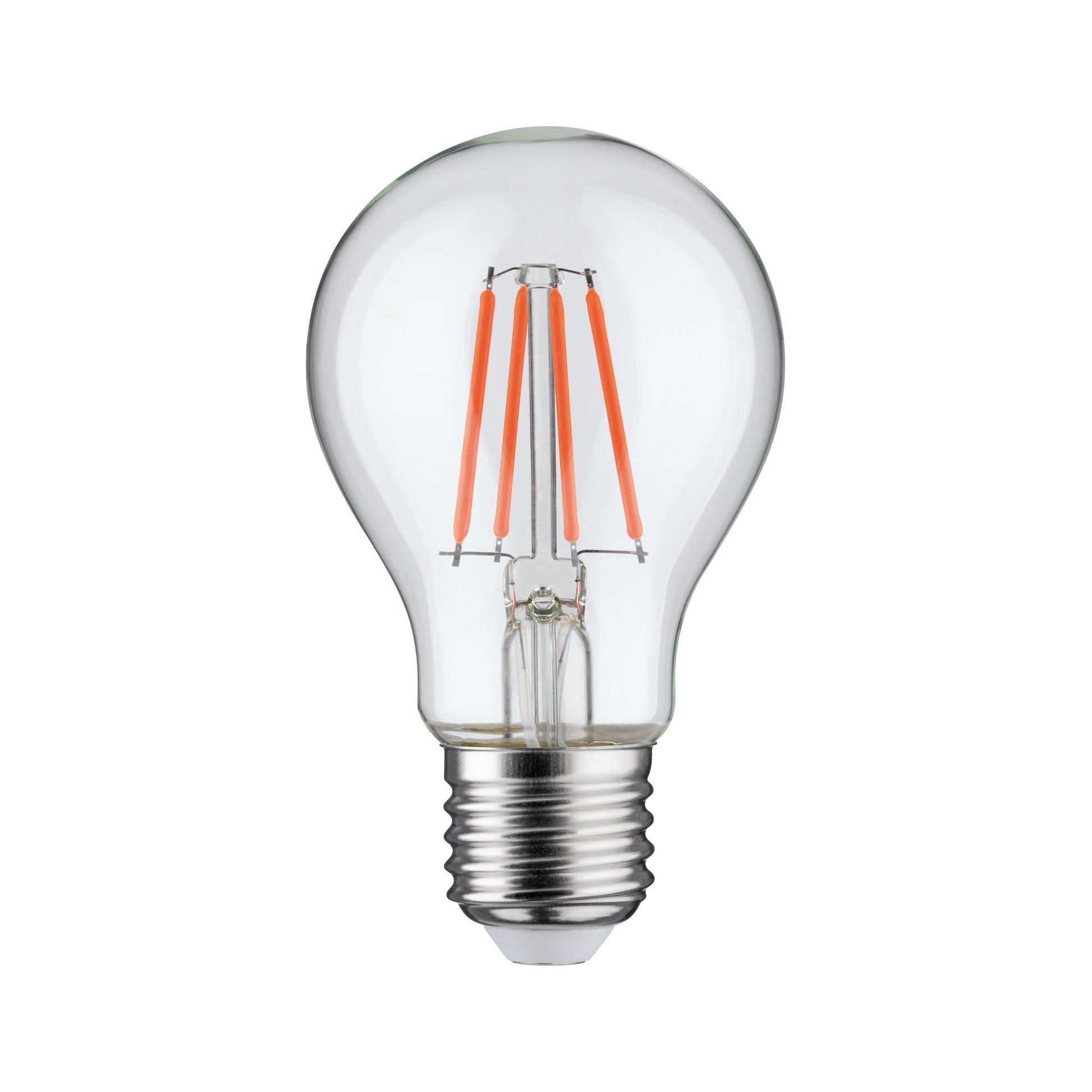 Paulmann Leuchtmittel E27 Birnenform – 40 lm, 1,3 W, Rot – 1 Stk., Klar