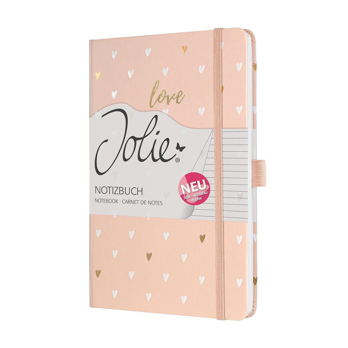 Sigel Notizbuch A5, liniert, Fadenheftung, Hardcover, 174 Seiten, perforiert, 80 g/m² – mehrfarbig
