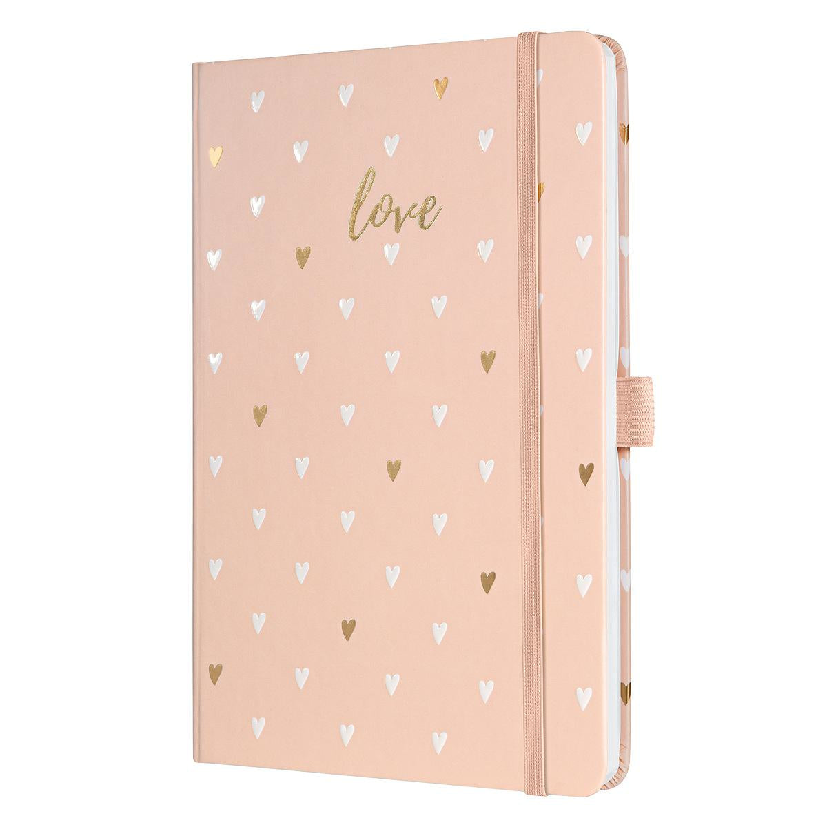 Sigel Notizbuch A5, liniert, Fadenheftung, Hardcover, 174 Seiten, perforiert, 80 g/m² – mehrfarbig