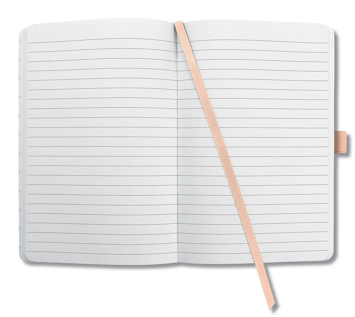 Sigel Notizbuch A5, liniert, Fadenheftung, Hardcover, 174 Seiten, perforiert, 80 g/m² – mehrfarbig