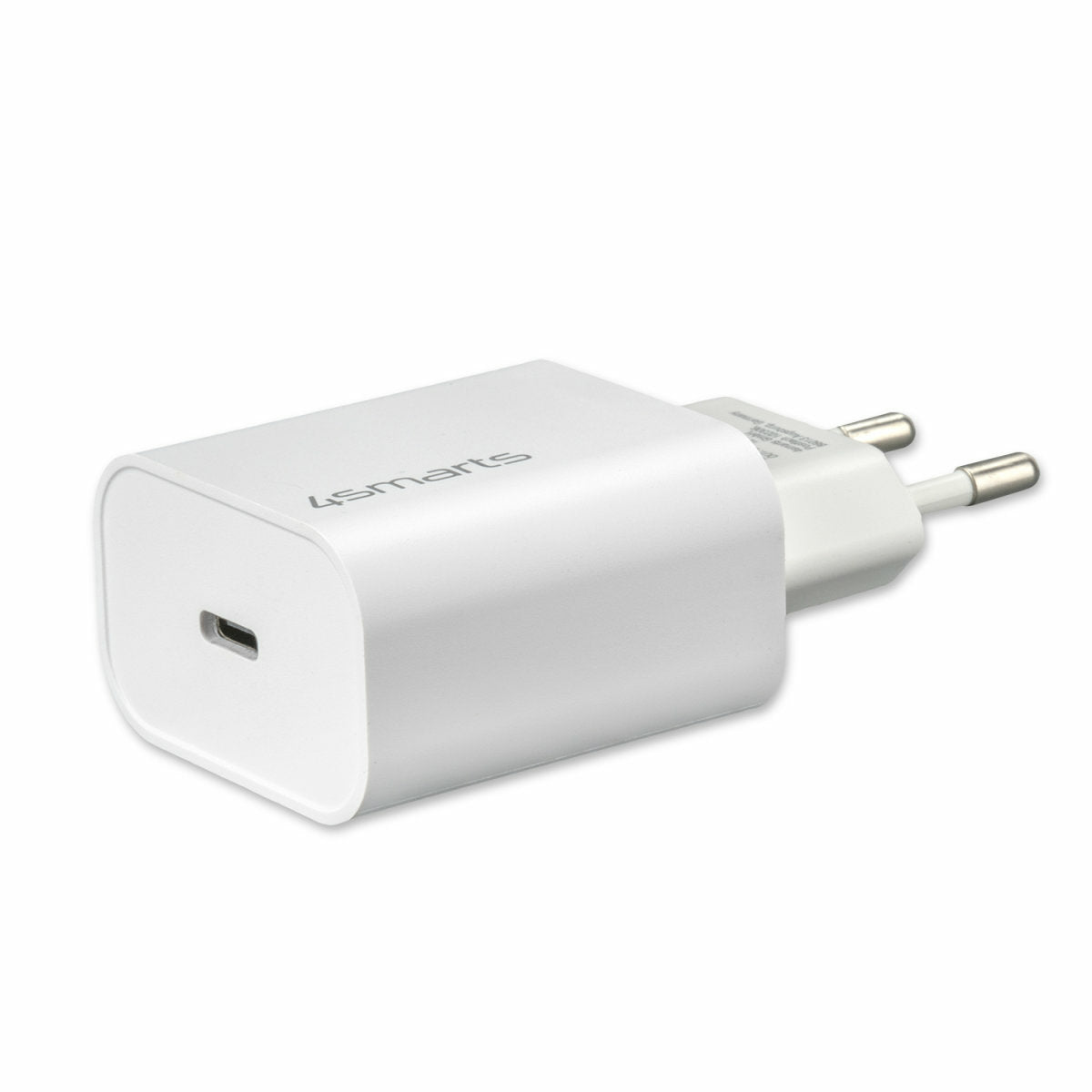 4smarts VoltPlug USB-Ladegerät 20 W – USB-C×1 – PD – Weiss