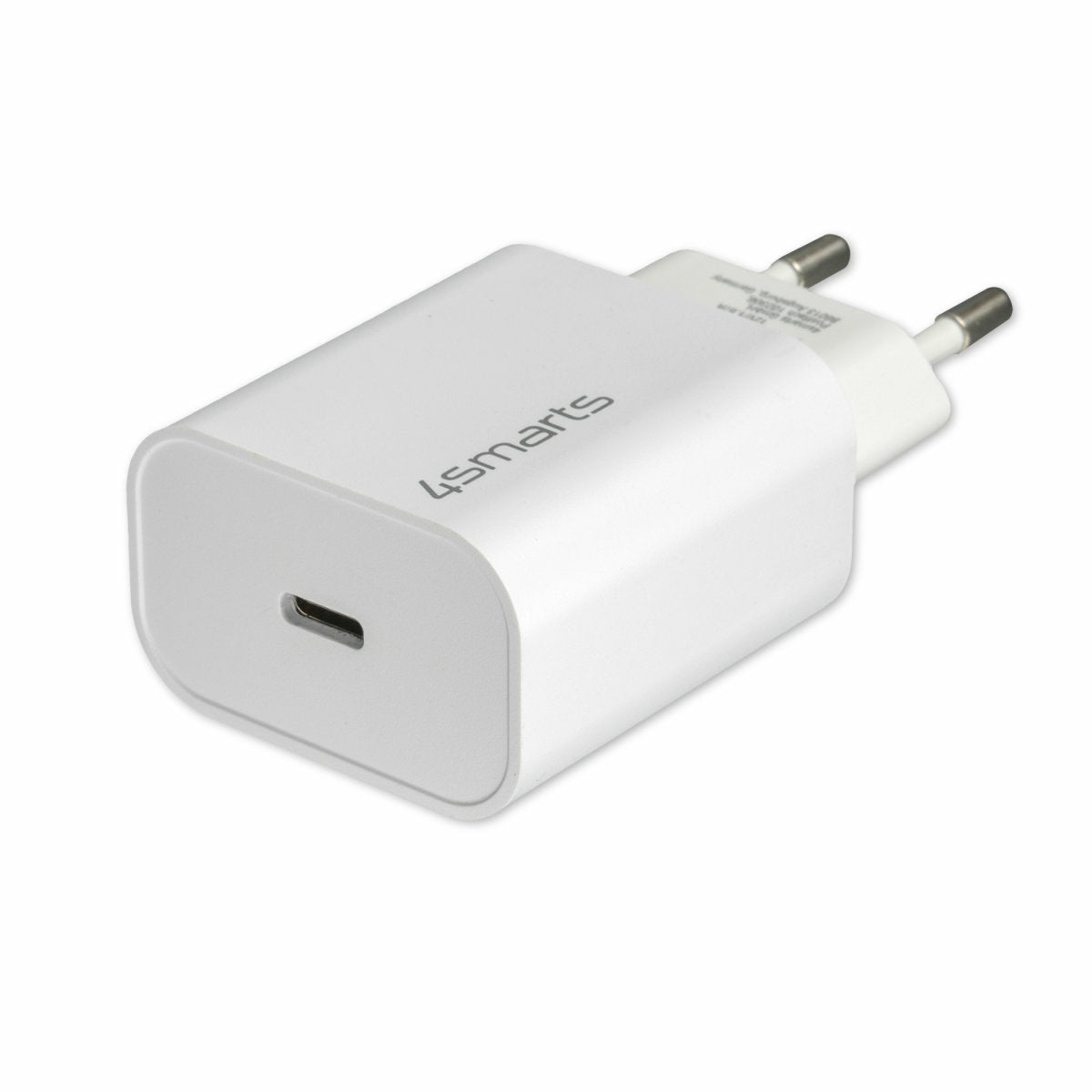4smarts VoltPlug USB-Ladegerät 20 W – USB-C×1 – PD – Weiss