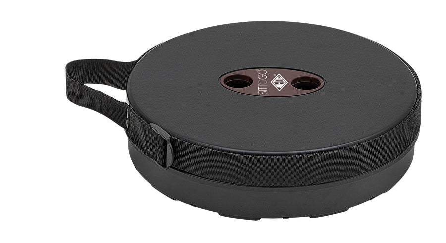 Wedo Hocker Sittogo – Sitzhöhe 6,5–44 cm, 135 kg, Schwarz