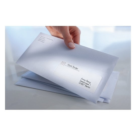 Avery Adressetiketten, 46 mm × 21 mm, weiss, Papier, permanent, 10 Blätter (480 Etiketten)