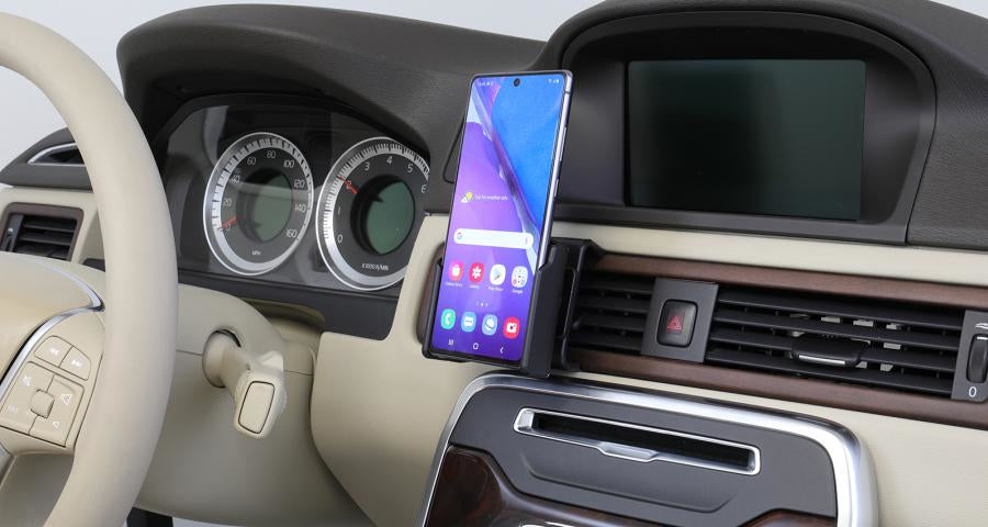 Brodit Auto-Halterung, Schraubbefestigung, 360° – für Samsung Galaxy Note 20 5G – Schwarz, ABS/Acetal