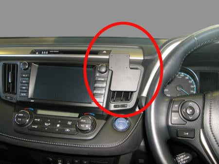 Brodit ProClip 655444 – Auto-Halterung – Klemmhalterung – für Toyota RAV4 (2013–2018) – Schwarz