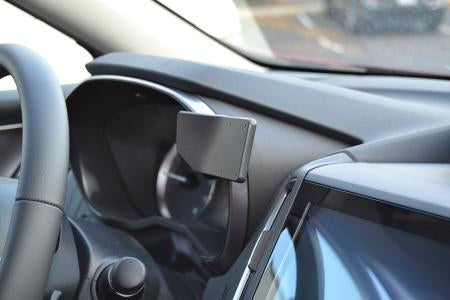 Brodit Auto-Halterung, Klemmhalterung, senkrecht – universal – Schwarz, Kunststoff/ABS