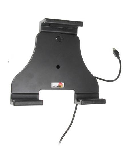 Brodit Active Tablet-Halterung Auto-Kopfstütze – für Tablets 14–19,5 cm, Tiefe ≤2,5 cm – USB-C – Schwarz