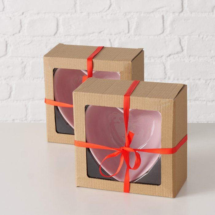 Boltze Müslischale – 14,2 × 14,2 × 7,0 cm, Keramik, Rosa, spülmaschinenfest