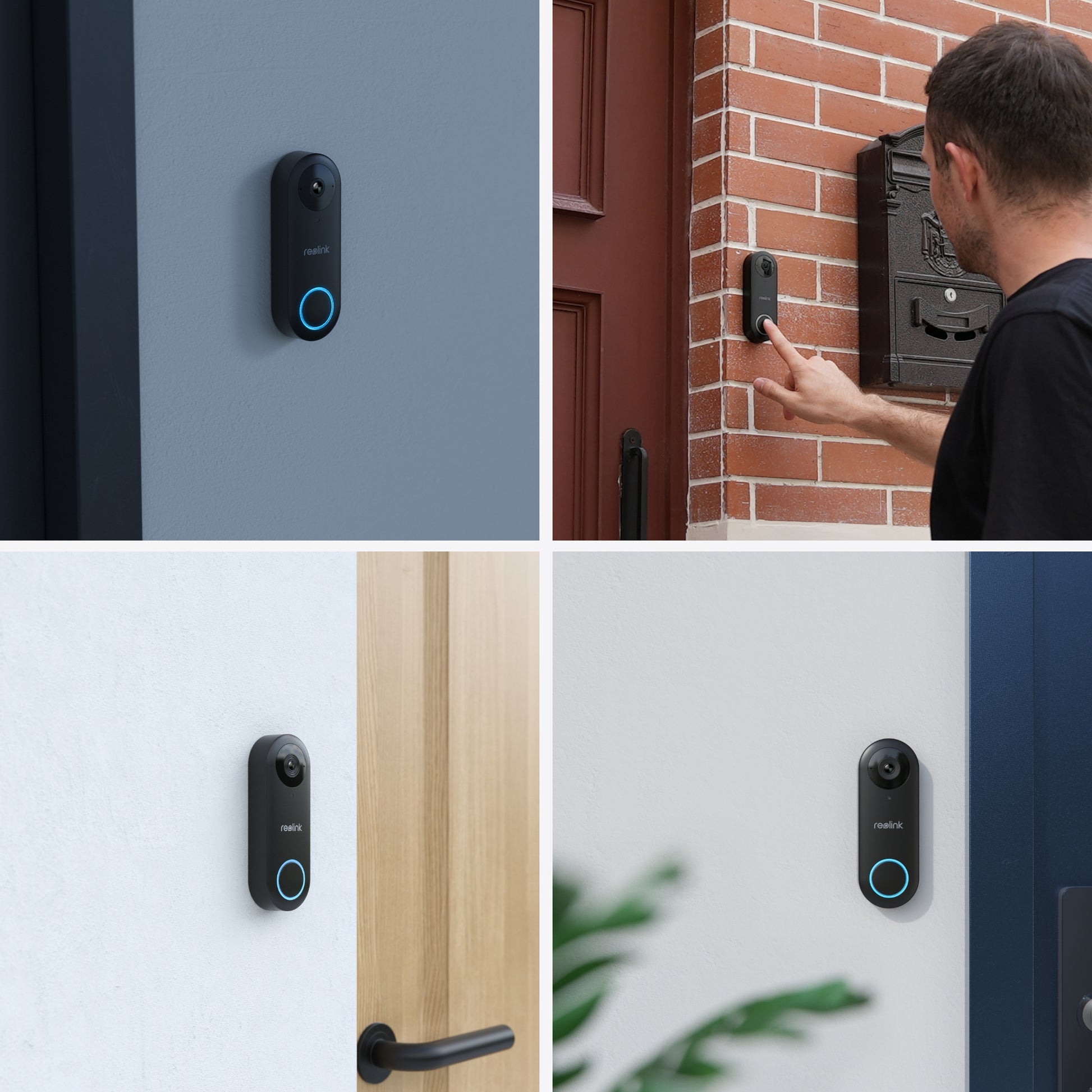 Reolink D340P Video-Türklingel – 5 MP, 2560×1920, 134°/97°, IR, PoE, IP65