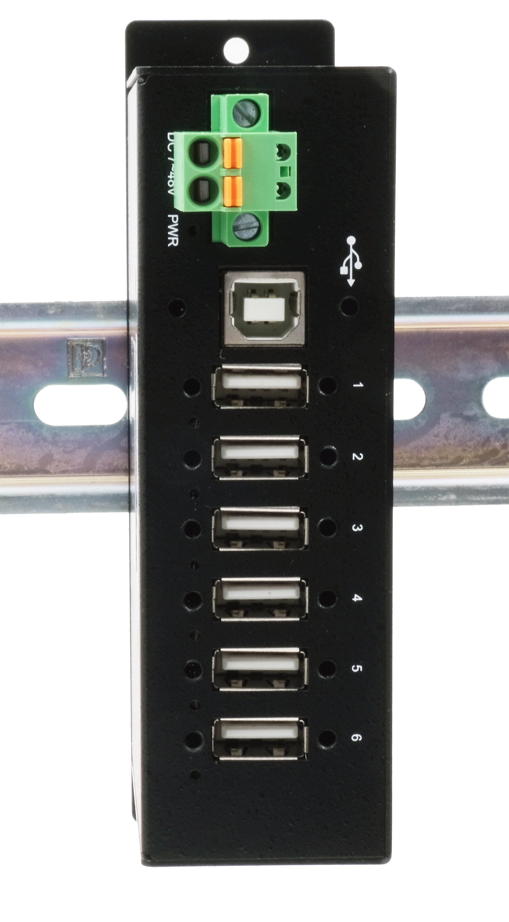 EXSYS EX-1596HMVS USB-Hub – USB 2.0, 6× USB-A