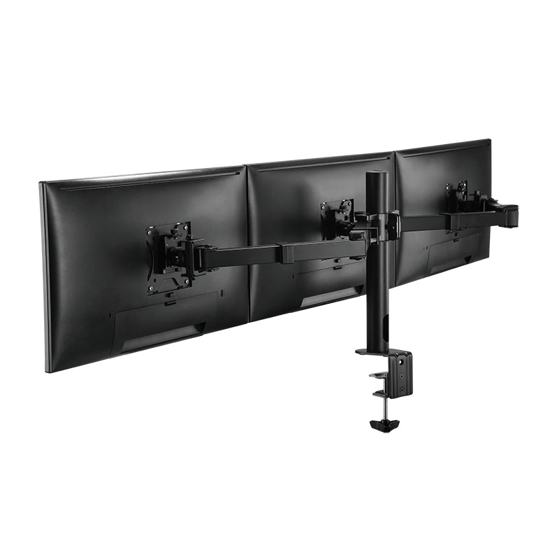 LogiLink BP0107 – Monitorarm Tischhalterung – Klemme/Durchführung – 3 Monitore – 17–27"