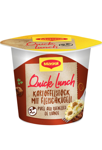 Maggi Quick Lunch Kartoffelstock mit Fleischklösschen – 46 g