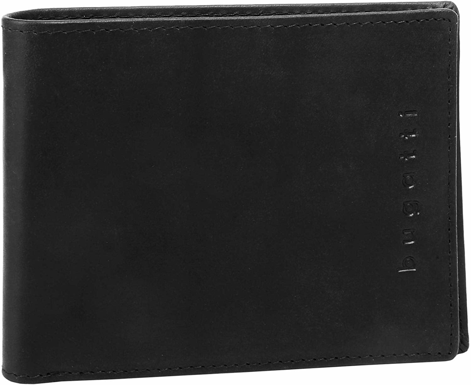 Bugatti cases Bugatti – Romano Scheintasche – RFID-Schutz, 4 Kartentaschen, Münzfach – 120×90×10 mm – Schwarz – 1 Stk.