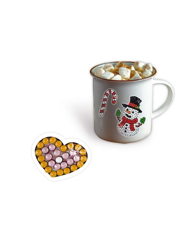 URSUS Diamond Sticker X-MAS – Diamond Painting Set – 15 × 10 cm – 2 Stickerbögen – ab 3 Jahren