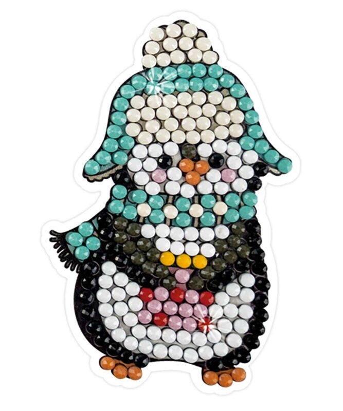 URSUS Diamond Sticker X-MAS – Diamond Painting Set – 15 × 10 cm – 2 Stickerbögen – ab 3 Jahren