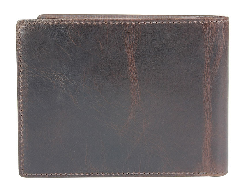 Bugatti cases Bugatti – Romano Scheintasche – RFID-Schutz – 120 × 90 × 10 mm – Braun, Leder – 1 Stk.