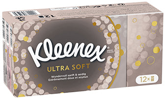 Kleenex Ultra Soft Taschentücher – 12×9 Taschentücher