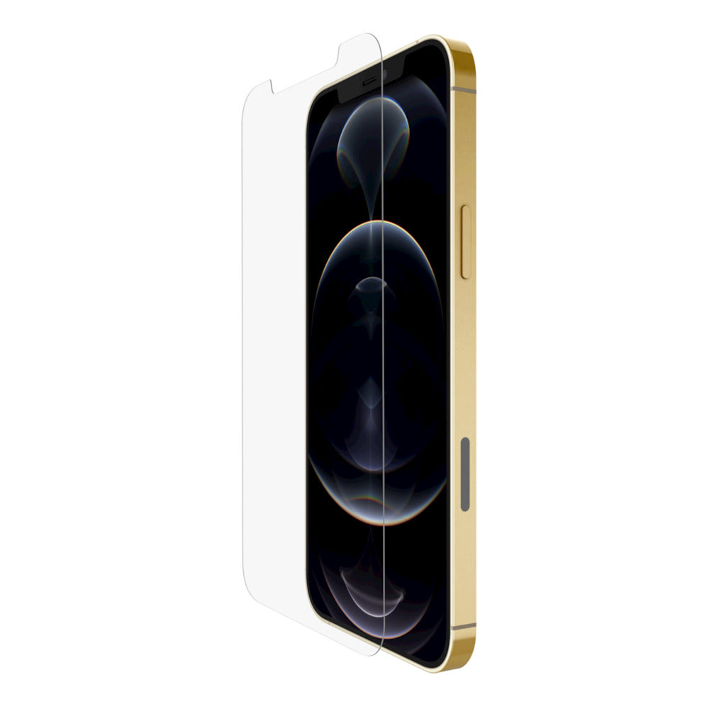 Belkin Tempered Glass Displayschutz – für Apple iPhone 12 Pro Max – Gehärtetes Glas, antimikrobiell