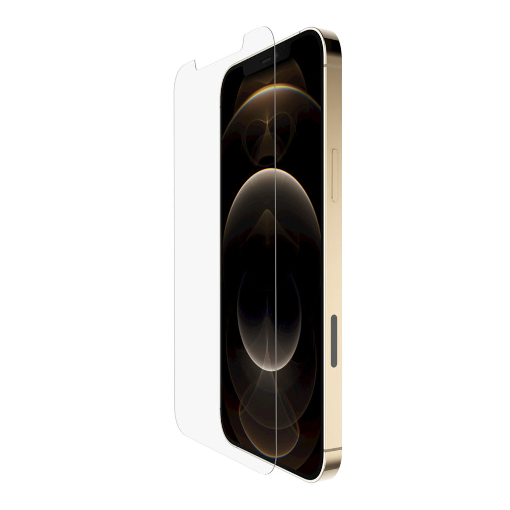 Belkin Tempered Glass Displayschutz – für Apple iPhone 12 Pro Max – Gehärtetes Glas, antimikrobiell