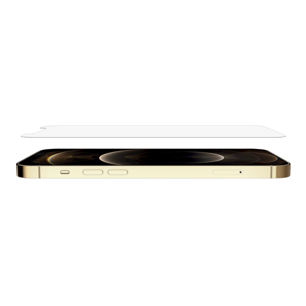 Belkin Tempered Glass Displayschutz – für Apple iPhone 12 Pro Max – Gehärtetes Glas, antimikrobiell