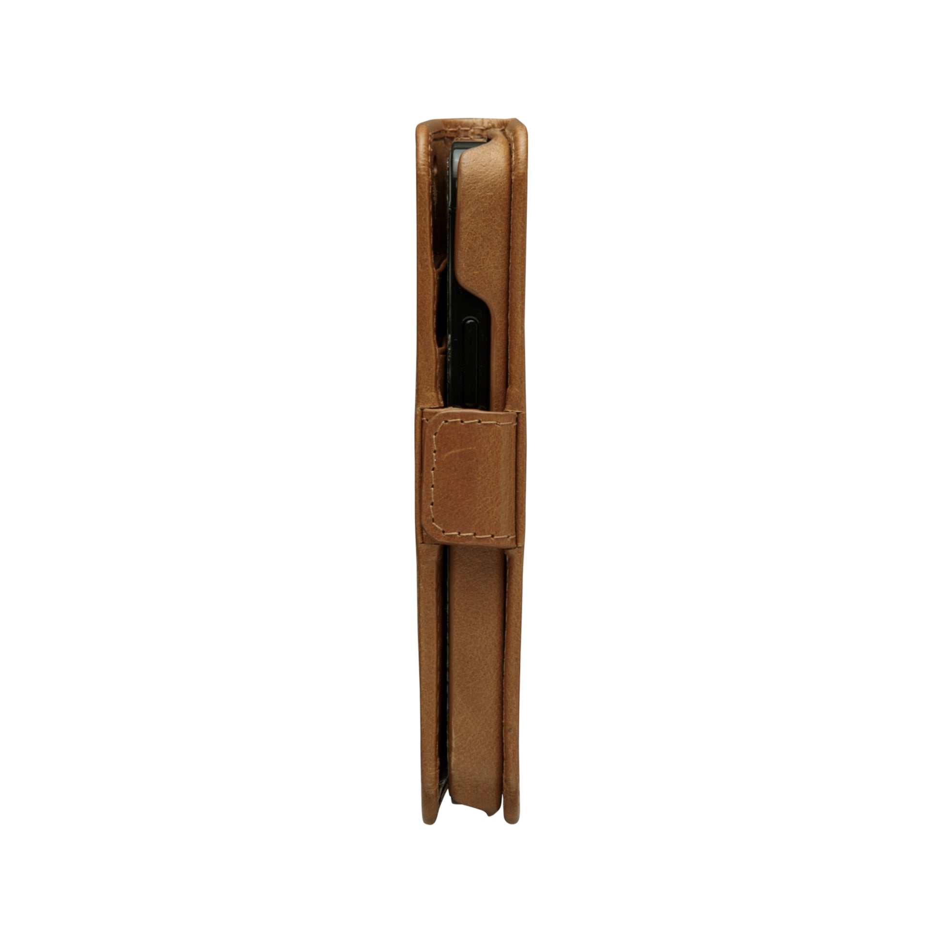 dbramante1928 Lynge – Wallethülle – für Apple iPhone 12 mini – mit Ständer, 3 Kartenfächer, Leder, Beige