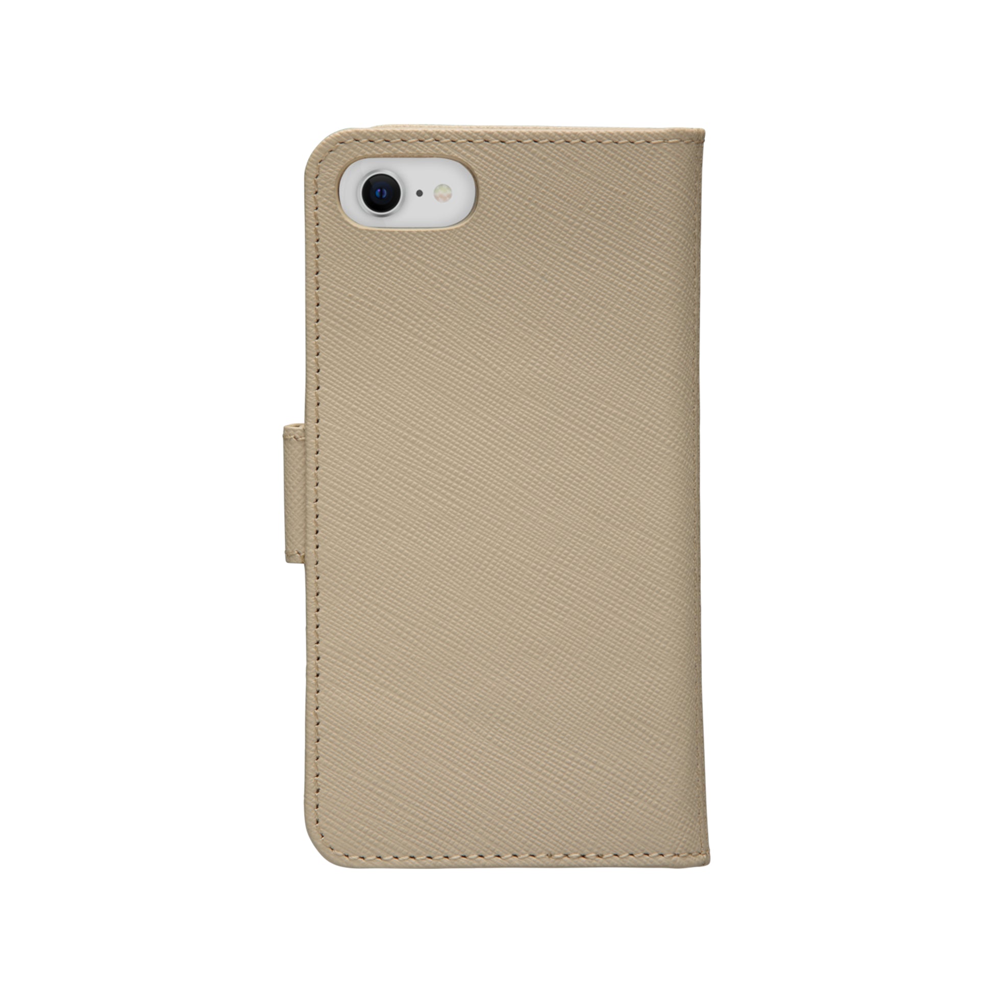 dbramante1928 New York – Wallethülle – für Apple iPhone SE/8/7, 3 Kartenfächer, Leder, Sand, Magnetverschluss