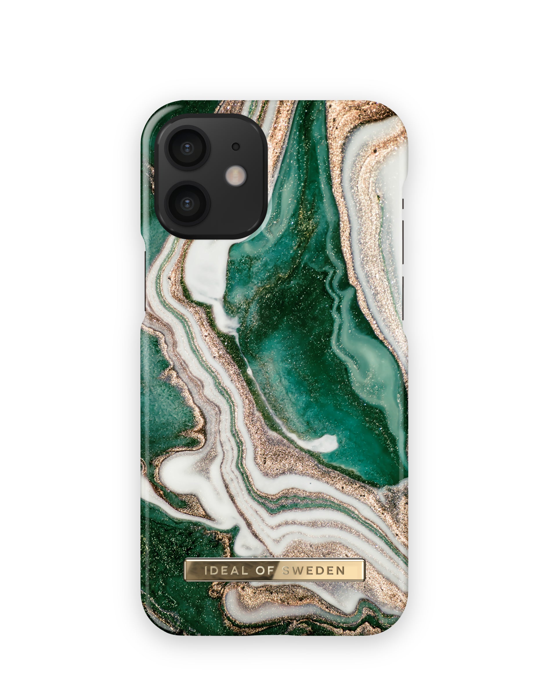Ideal of Sweden – Backcover Designer – für Apple iPhone 12 mini – Golden Jade Marble