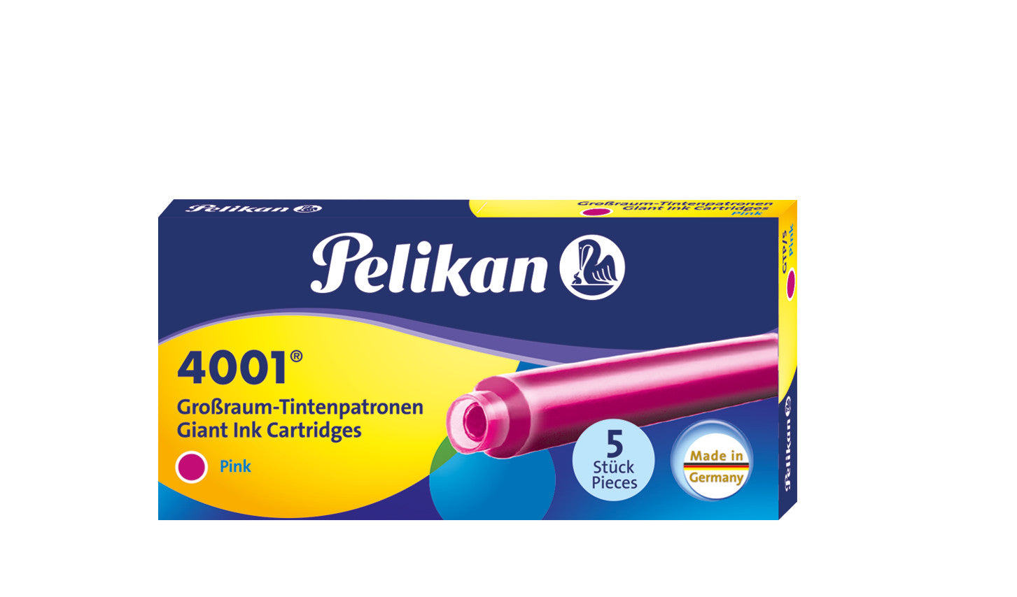 Pelikan GTP/5 Füllhalter-Patrone – Rosa, 5er-Pack