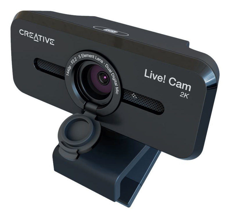 Creative Labs Creative Live Cam Sync V3 Webcam – 2K, 30 fps, USB 2.0 – Schwarz