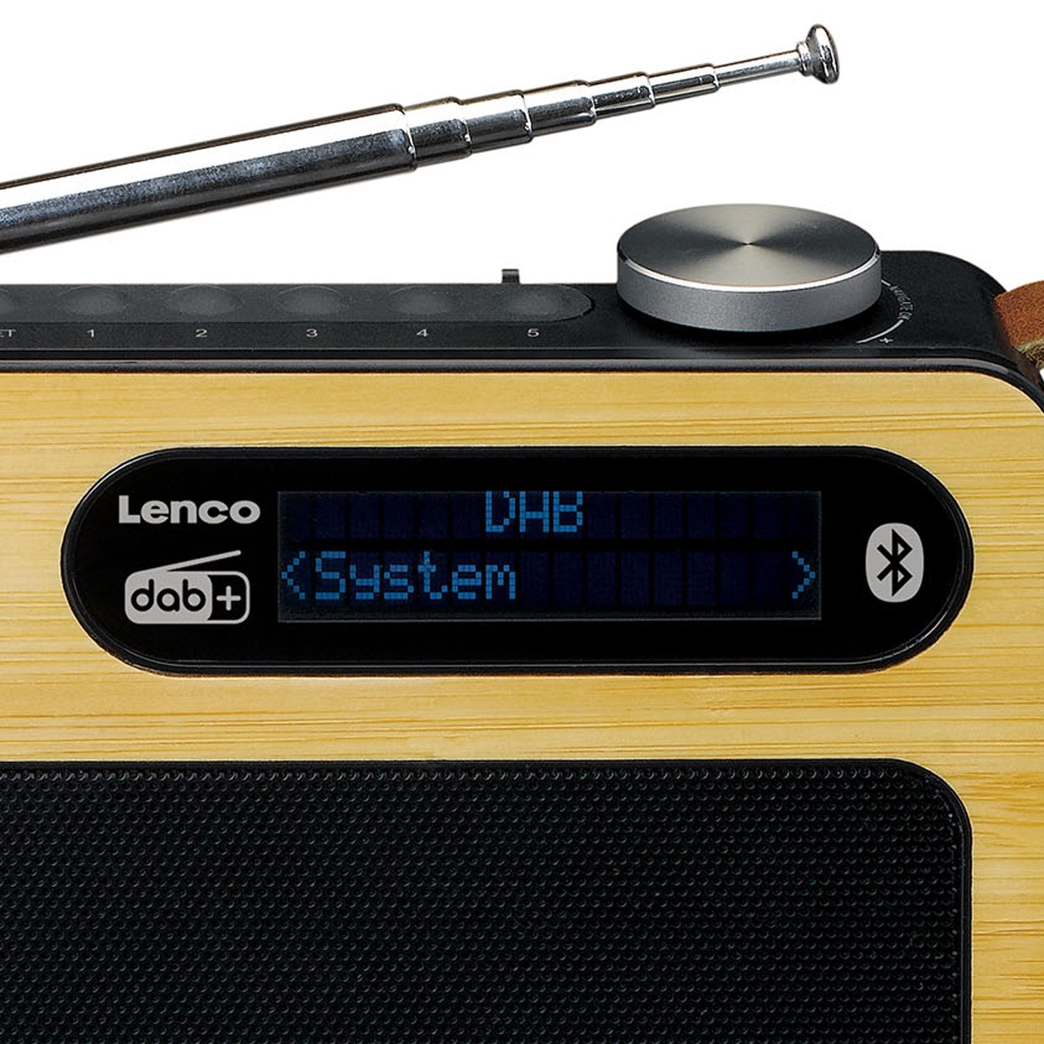 Lenco PDR-040 – DAB-/Internetradio – Portabel – DAB+, UKW, Bluetooth, Akkubetrieb – Schwarz