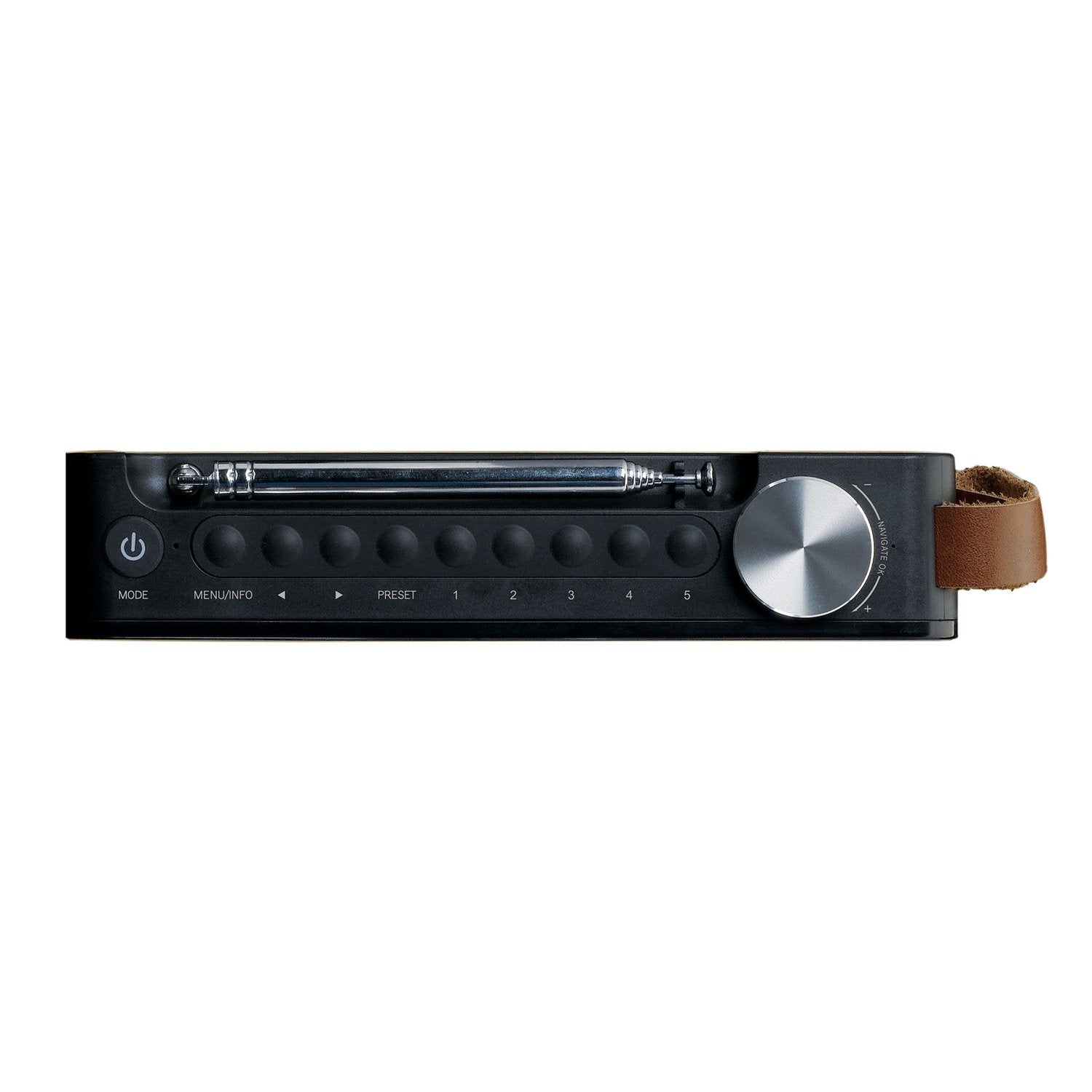 Lenco PDR-040 – DAB-/Internetradio – Portabel – DAB+, UKW, Bluetooth, Akkubetrieb – Schwarz