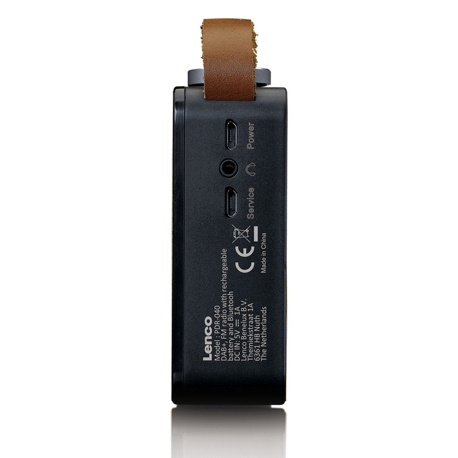Lenco PDR-040 – DAB-/Internetradio – Portabel – DAB+, UKW, Bluetooth, Akkubetrieb – Schwarz