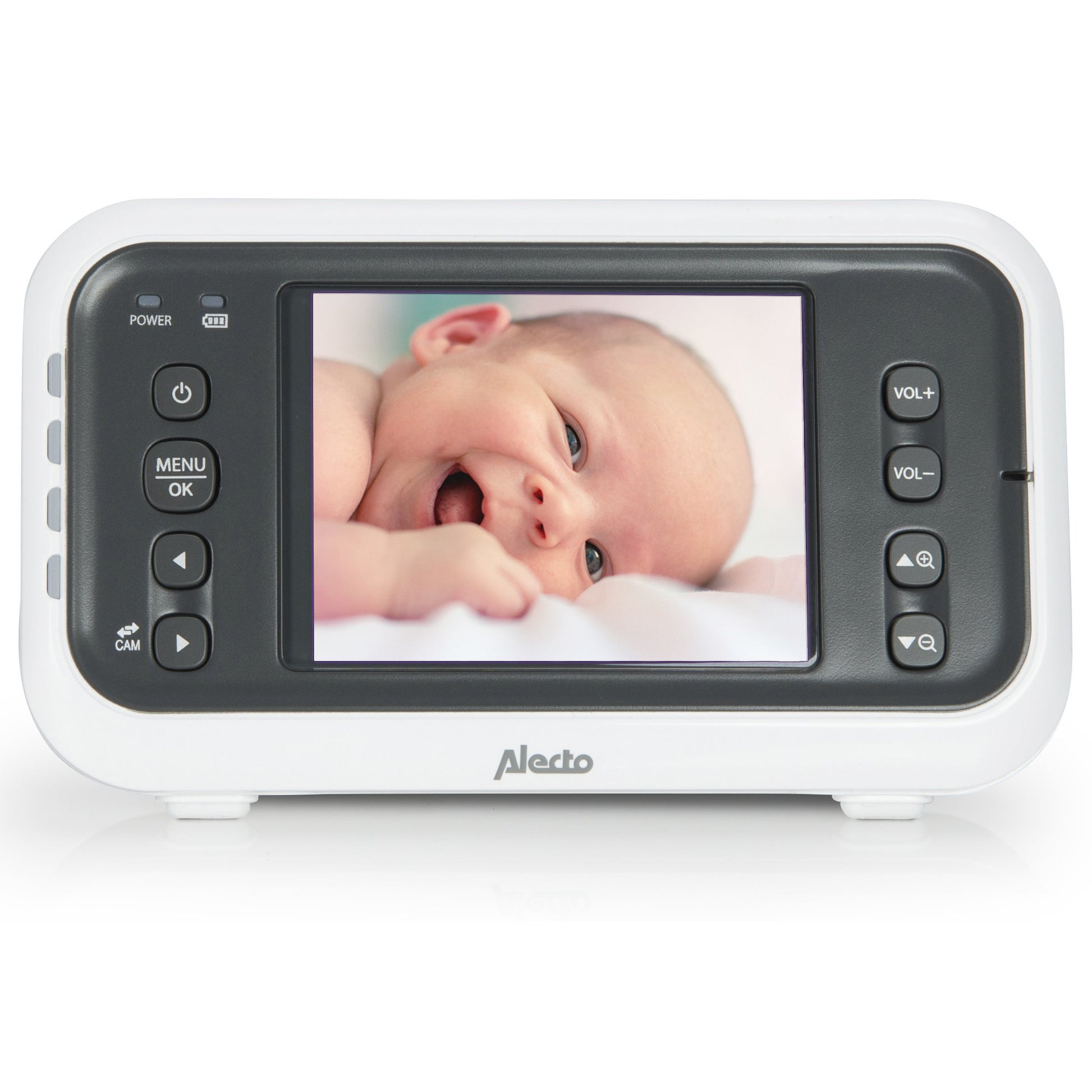 Alecto DVM-77 Babyphone – Nachtsicht – 2-Wege-Audio – Akku/Netz