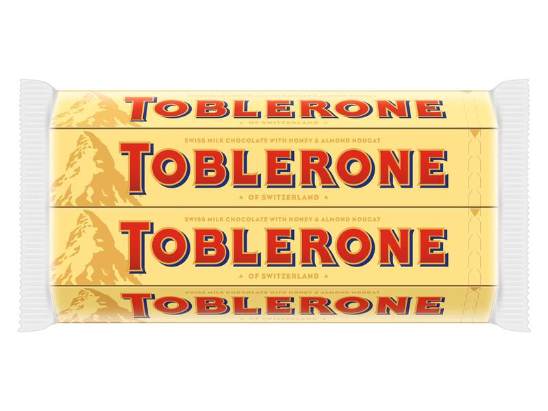 Toblerone Milchschokolade – 5 × 100 g
