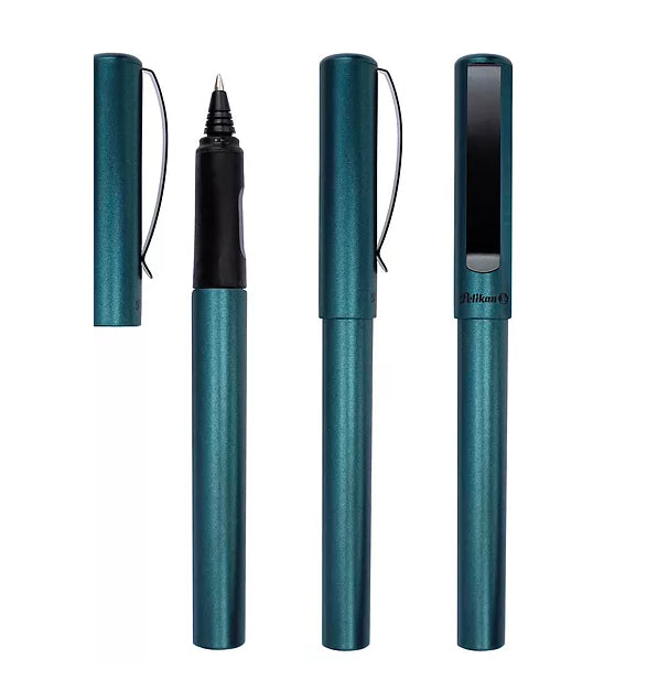 Pelikan Pina Colada Classic – Tintenroller, 0,7 mm, Blau, Kunststoff, Petrol