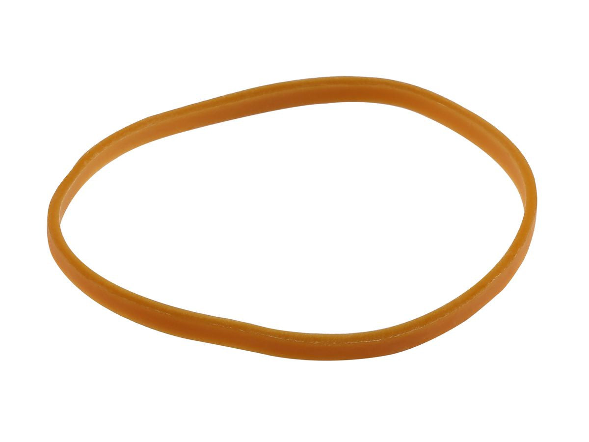 Buroline BÜROLINE Gummibänder – 3 × 80 mm, Ø 50 mm, braun, Naturkautschuk, 500 g