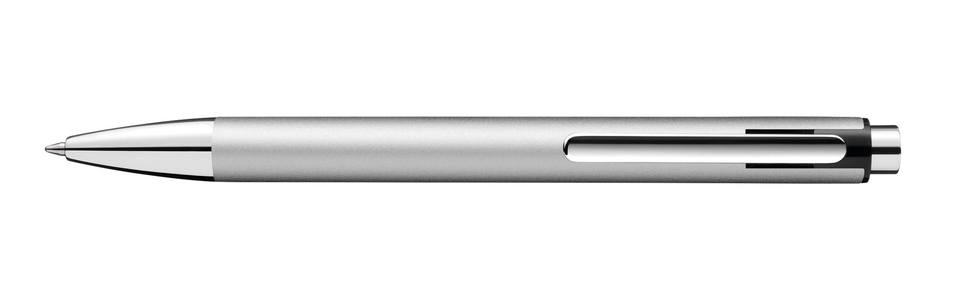 Pelikan Snap Metallic M Kugelschreiber – 3er Pack, Blau, Druck, Metall, Silber, dokumentenecht, nachfüllbar